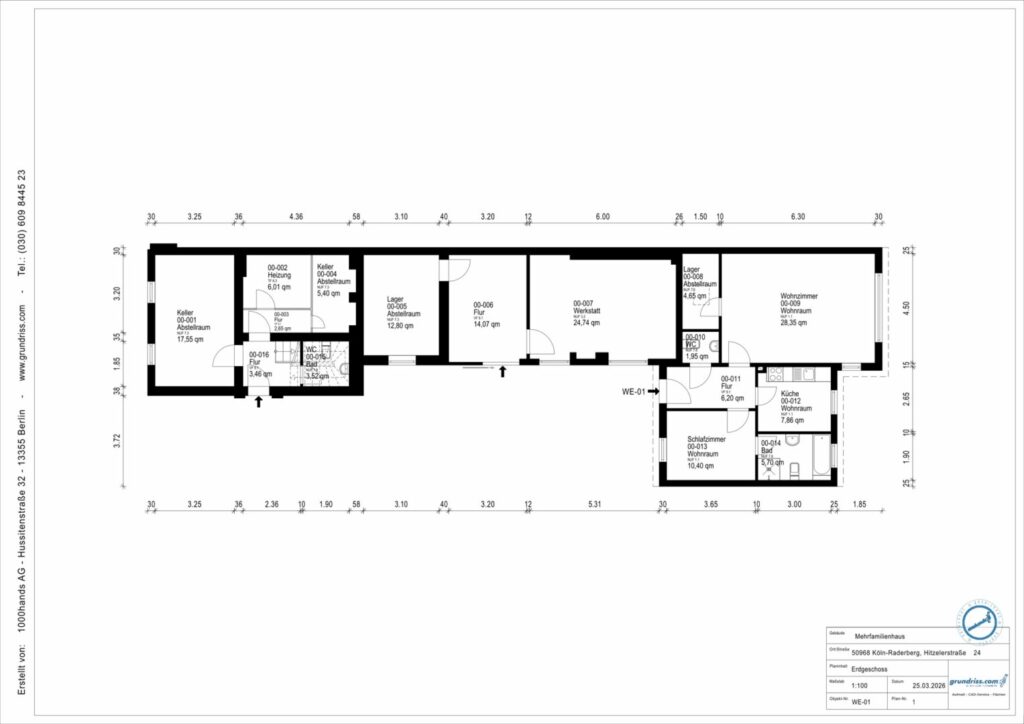 Grundriss Erdgeschoss