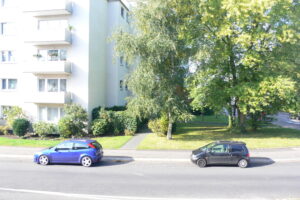 Blick vom Balkon