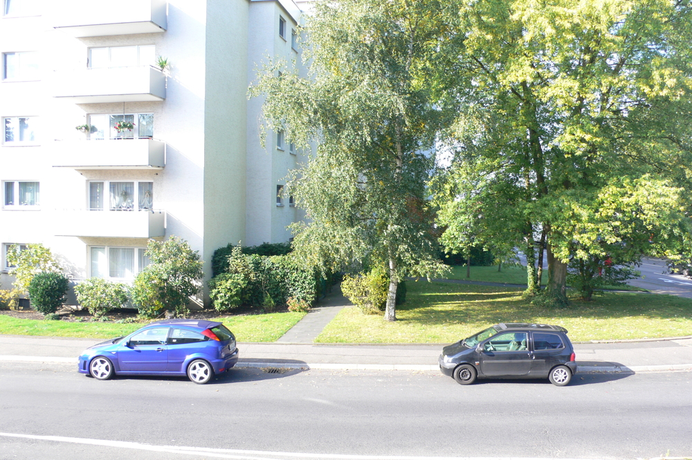 Blick vom Balkon