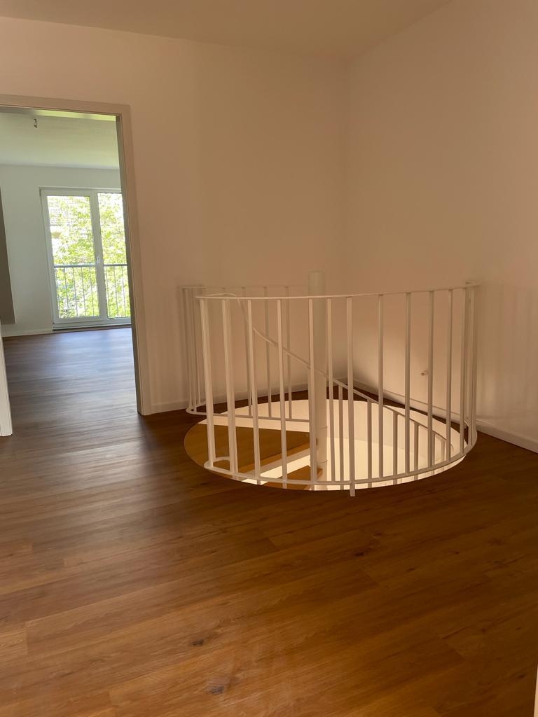 Treppe in das Wohnzimmer